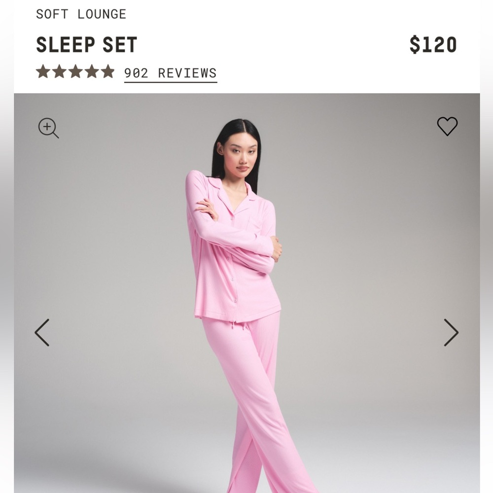 SKIMS Soft Lounge Sleep Set - Valentines Day Collection (NWT)